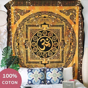 Wandbehang aus indischer Baumwolle