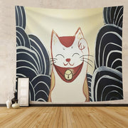 Japanische Katze Wandbehang