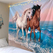 Wandbehang Pferd im Meer