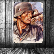 Wandbehang Französischer Soldat