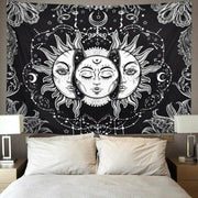 Wandbehang Indisches Mond-Mandala