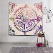 Wandbehang Kompass-Mandala