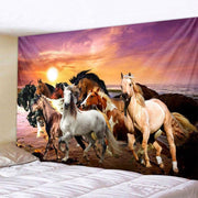Wandbehang Kräftige Pferde