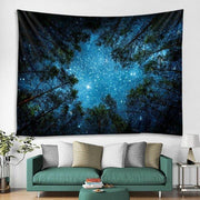 Wandbehang Sternenhimmel im Wald