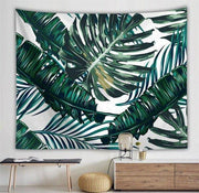 Wandbehang Grüne Palmblätter