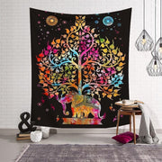 Wandbehang Baum des Lebens Multicolour